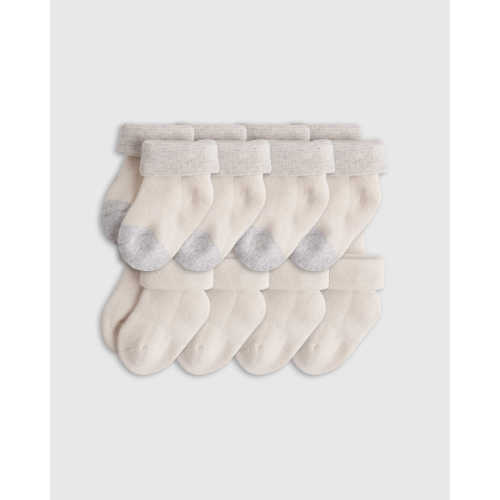 Organic Fold Over Socks 8-Pack - Baby Boy