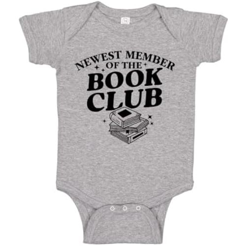 Member of The Book Club Baby One Piece Or Toddler T-Shirt for Reading Baby