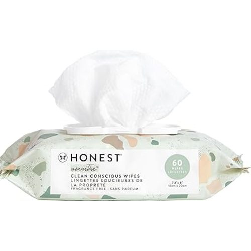 The Honest Company Multi-Use Baby Wipes, Geo Mood, 60 Count