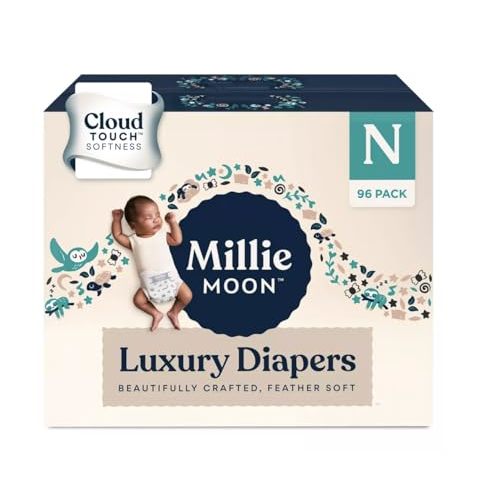 Millie Moon Luxury Diapers - Newborn - (96 ct)