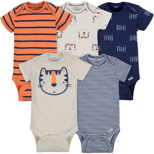 Gerber Baby Boys' 5-Pack Variety Onesies Bodysuits
