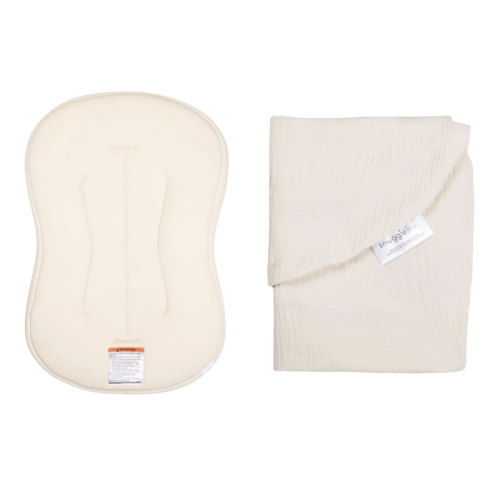 Lounger Curve + Muslin Cover Set | Natural