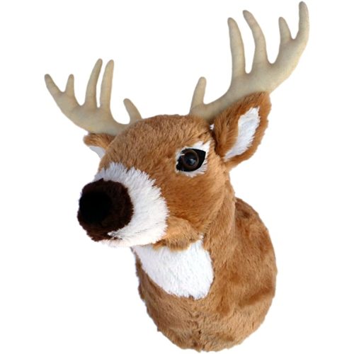 Adore 13" Boone The Whitetail Deer Plush Stuffed Animal Walltoy Wall Mount