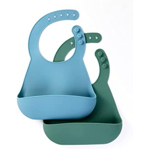 NumNum Silicone Bib for Babies & Toddlers | Waterproof, Soft, BPA Free 100% Food Grade Silicone