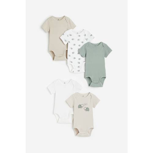 5-PACK COTTON BODYSUITS