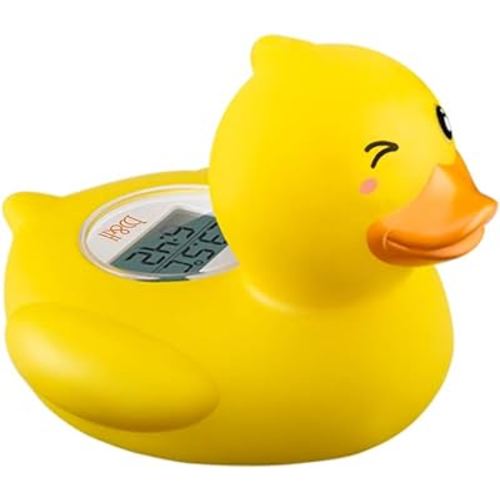 b&h Baby Thermometer, The Infant Baby Bath Floating Toy Safety Temperature Thermometer (Winking Duck)