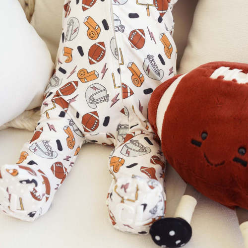 Game Day Zipper Footie