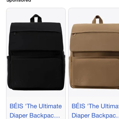 BÉIS 'The Ultimate Diaper Backpack' in Black - Best Backpack Diaper Bag in Black