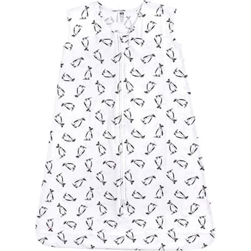Hudson Baby Unisex BabyCotton Sleeveless Wearable Sleeping Bag, Sack, Blanket