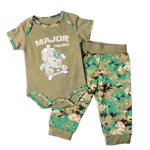 Marines Bulldog Major Trouble 2 Piece Jogger Set
