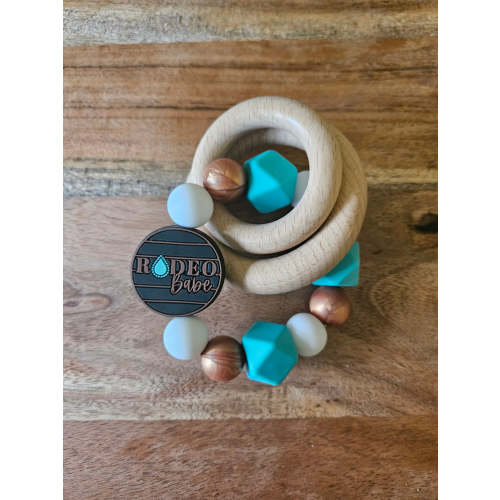Rodeo Babe Silicone Teether Rattle