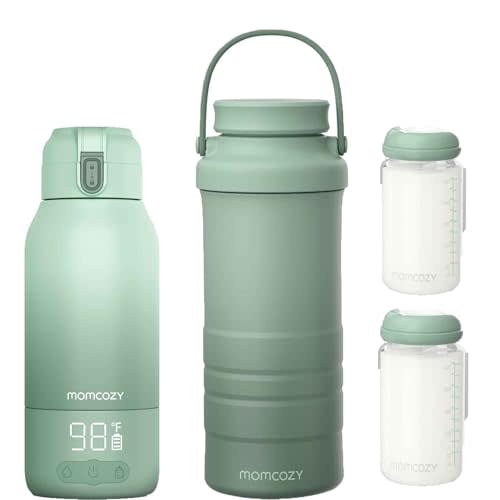 Momcozy 22oz Portable Breast Milk Cooler for Outdoor & Momcozy Portable Milk Warmer for Travel