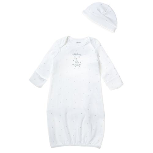 Little Me Baby Welcome World Sleeper Gown and Hat