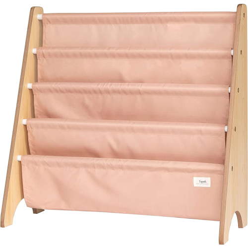 3 Sprouts Recycled Fabric Kids Book Rack Storage Bookshelf Organizer in Clay for Ages 3+ - Walmart.ca