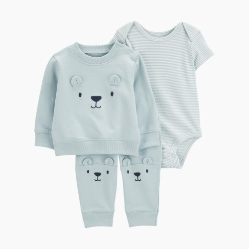 Carter's Baby 3-Piece Little Character Set - Blue, 3 M