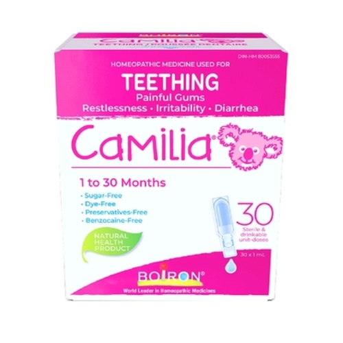 Camilia Relieves Teething Symptoms