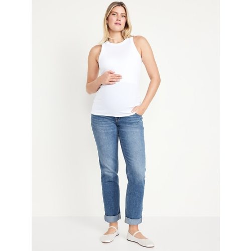 Maternity Full-Panel Boyfriend Jeans | Old Navy