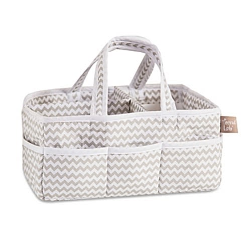 Trend Lab® Ombre Grey Chevron Diaper Caddy
