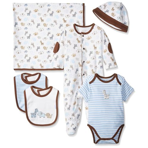 Little Me Baby Boys' and Girls' Newborn Essentials Layette Gift Set, Newborn to 9 Months