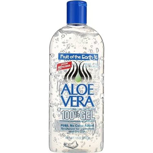 Fruit of the Earth 100% Aloevera 12 oz. Gel - Pack of 1