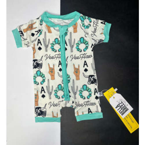 Yeehaw Bamboo Shortie Romper – Bella-Breez Boutique