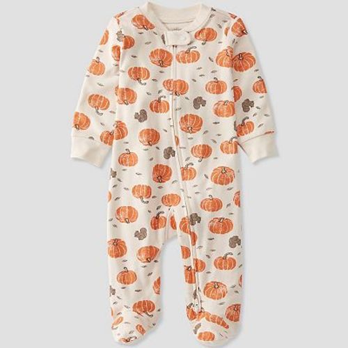 Baby Little Planet by Carter's Organic Cotton Sleep & Play in Harvest Pumpkins