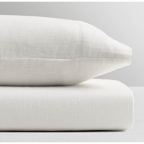 Washed Cotton Gauze Crib Fitted Sheet | RH Baby & Child