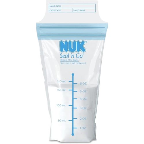 NUK Seal N Go Breast Milk Bags, 200 Count