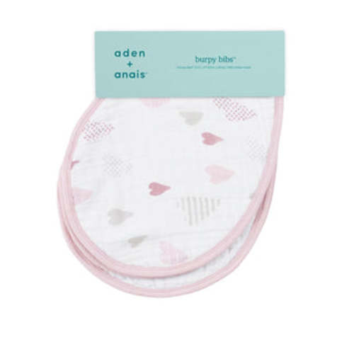 Heart Breaker Classic Burpy Bib 2pk | aden + anais