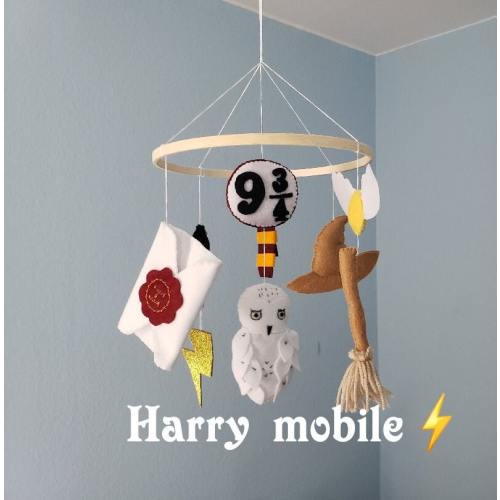 Wizard Baby Mobile: Magical Nursery Decor
