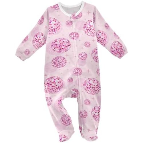 Dussdil Baby One-Piece Footies Newborn Rompers Pajamas Cotton Footed Pjs for Sleep Play Boys Girls