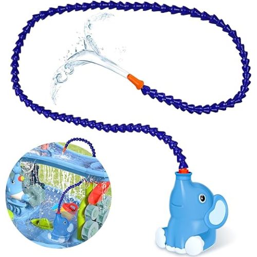 CozyBomB™ Water Table Pump Toys | Water Table for Toddlers 3-5, Summer Outdoor Splash Water Game, Water Play Table Sand Activity, Bathtub Kiddie Pool Party Birthday Gift Water Table for Kids Ages 4-8