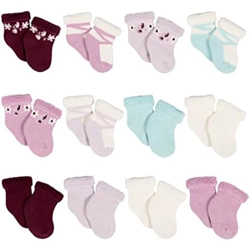 Gerber Baby 12-pair Sock Bundle