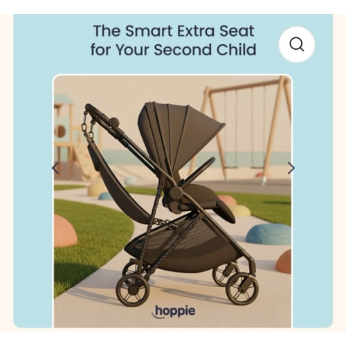 Hoppie – The Smart Extra Seat for Your Second Child