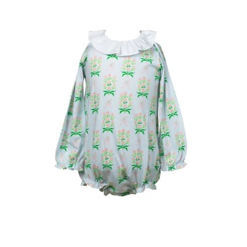 Margot L/S Girl Bubble | Posh Tots Children's Boutique
