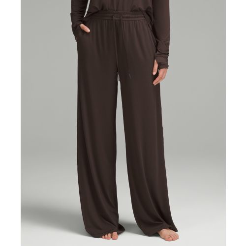 Modal High-Rise Wide-Leg Lounge Pant