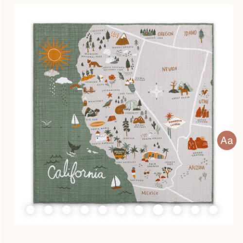 Quilt in 3-Layer GOTS Certified Organic Muslin Cotton