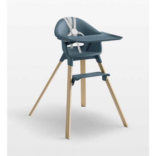 Stokke ® Clikk ™ Blue Fjord Baby High Chair with Adjustable Footrest