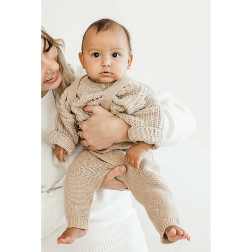 ‘Oat Fleck’ Chunky Sweater