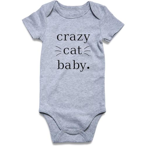 RAISEVERN Baby Boys Girls Clothes Infant Romper Newborn Bodysuits Funny Outfit 0-12 Months