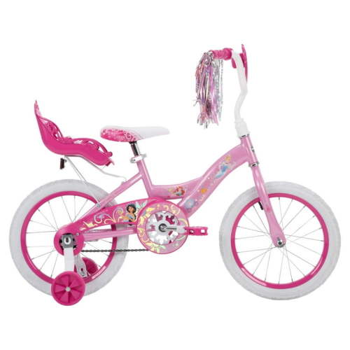 Disney Princess Girls' 16" Sidewalk Bike with Training-Wheels by Huffy , Pink