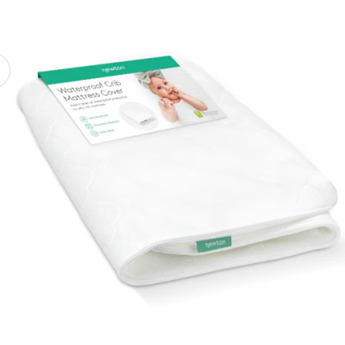 Extra Waterproof Crib Mattress Cover - Standard / Cloud White