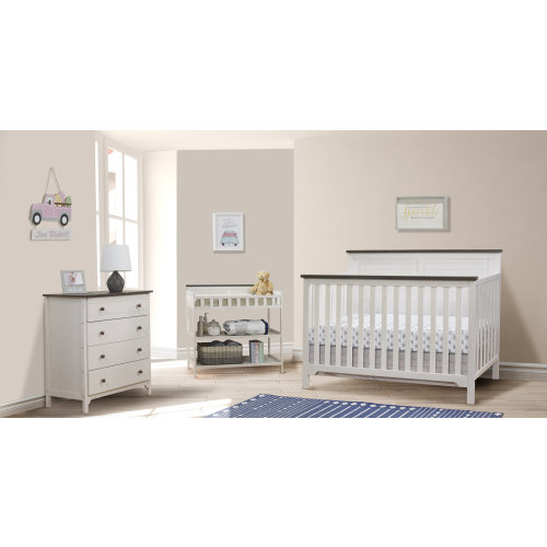 Sorelle Farmhouse Convertible Standard 3 - Piece Nursery Furniture Set & Reviews | Wayfair