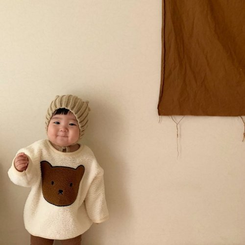 Baby Bear Embroidered Sweatshirt