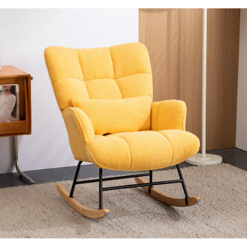 George Oliver Lachlainn Small Parcel Rocking Chair & Reviews | Wayfair