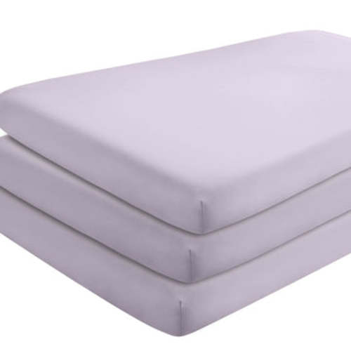 Microfiber Crib Fitted Sheet - Bare Home