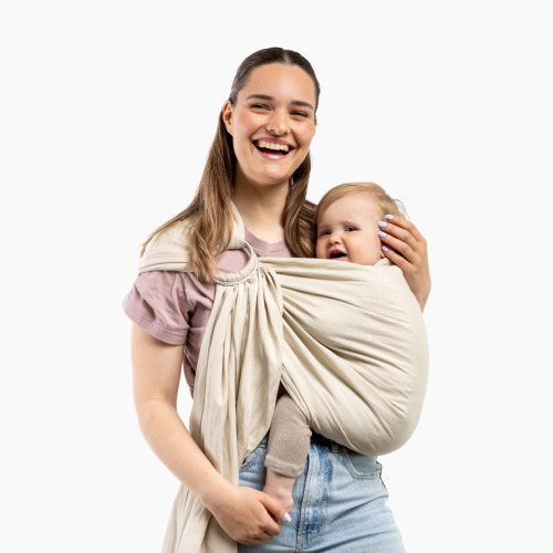 Boba Inc Linen Ring Sling - Pampas Beige