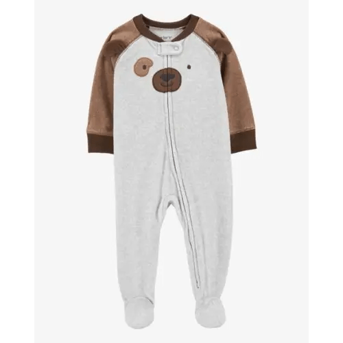 Baby Dog Fleece Zip-Up Footie Sleep & Play Pajamas - Carter's | Carter's