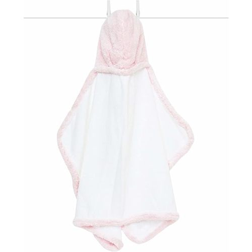 Little Giraffe - Baby Bath Towel - Plush Hooded Baby Towel - Newborn Bath Baby Essentials - 100% Cotton Towel - Luxury Baby Gifts - 24x41" - Pink