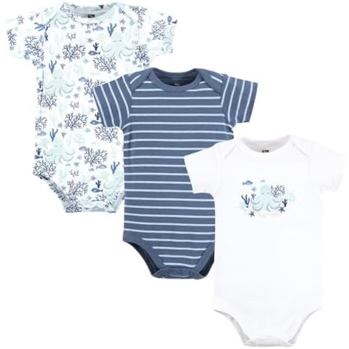 Hudson Baby Unisex Baby Cotton Bodysuits